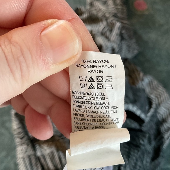 Lucky Brand Black Aztec Print Jumpsuit Sleeveless Boho Drawstring Size XL - Picture 8 of 8